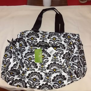 NWT Vera Bradley Collapsible Duffel Bag Fanfare